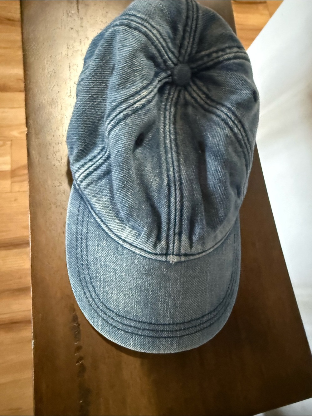 Madewell Unisex Denim Baseball Cap - Blue